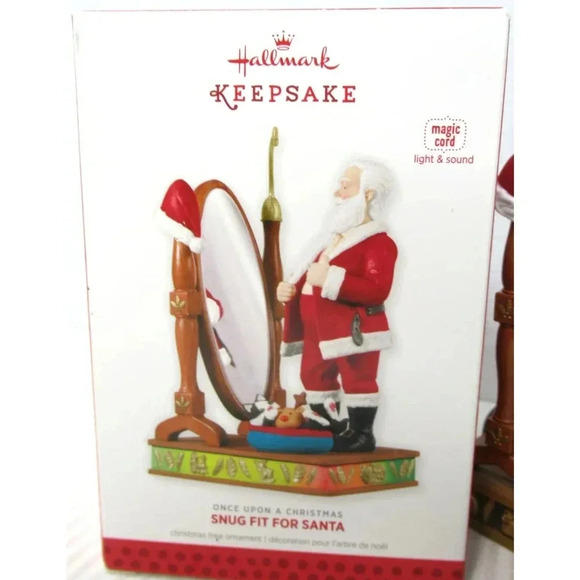 2013 Hallmark Keepsake Snug Fit For Santa #3 Once Upon A Christmas Ornament - Picture 1 of 5